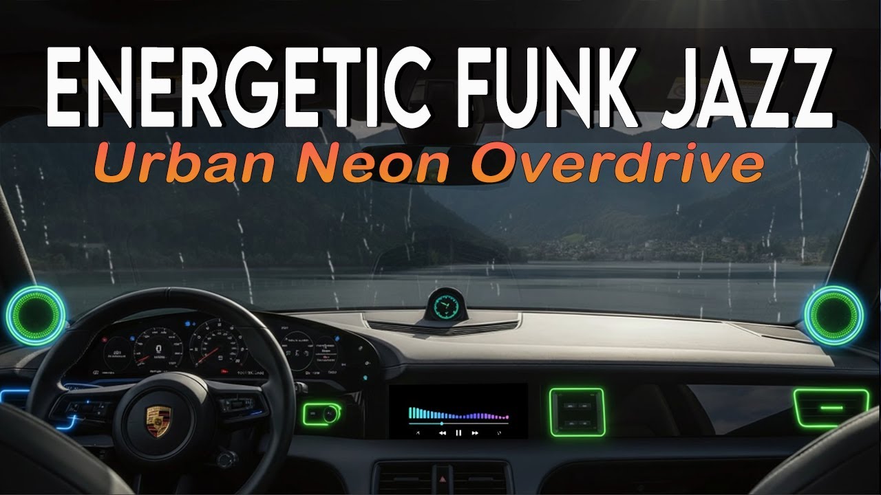 Urban Neon Overdrive 🌆⚡ Energetic Funk Jazz Mix