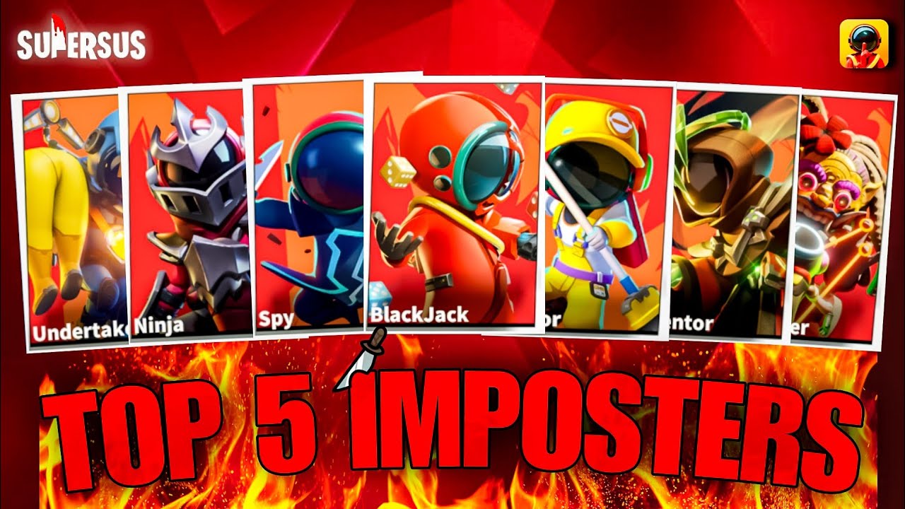 TOP 5 BEST IMPOSTER ROLLS OF ALL TIME 🔥😱 || SUPERSUS HINDI GAMEPLAY || EPIC BOYS GAMING