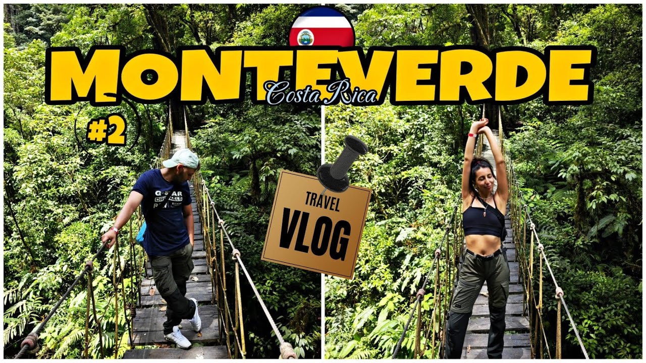 Monteverde 4K | TODO lo que necesitas SABER! Guía - itinerario 2 dias | Costa Rica VLOG de viaje #2
