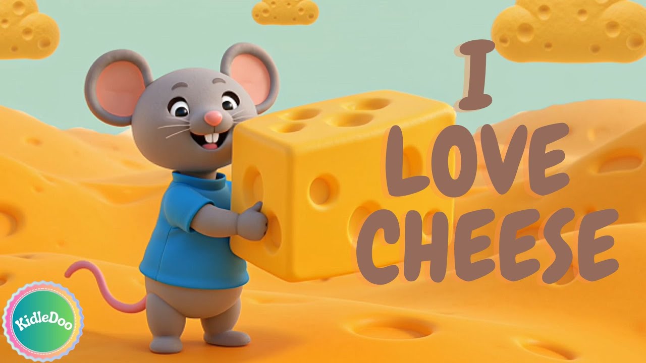 I Love Cheese | Nursery Rhymes for Preschoolers | Daily Routine Song For Kids | KidleDoo Songs