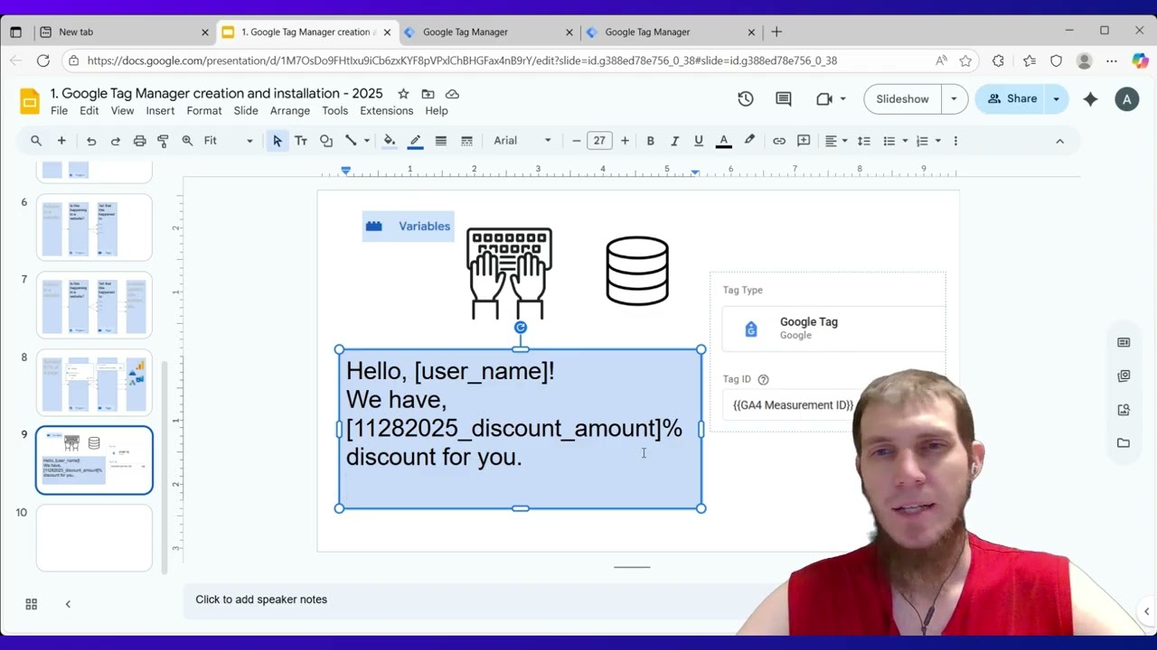 1.4. pt.2/2 Theoretically about Triggers, Tags, Variables in Google Tag Manager | Variables