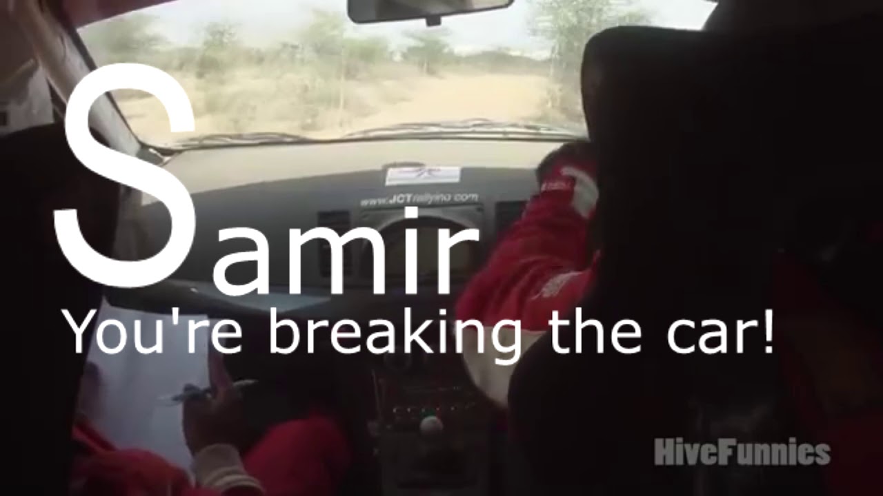 S stands for Samir......You're breaking the car! (Blend S intro)