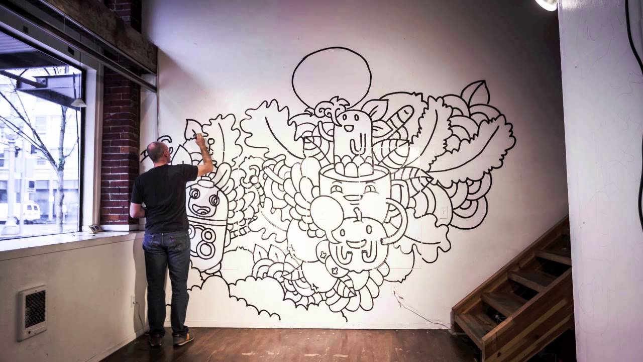 Time Lapse Andy Lunday mural