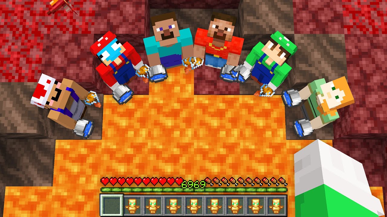 Minecraft, But if I DIE they LOSE... (Nether Edition)