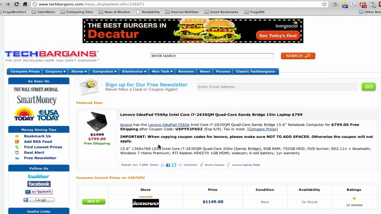 TechBargains for Tech Savings - FrugalTech