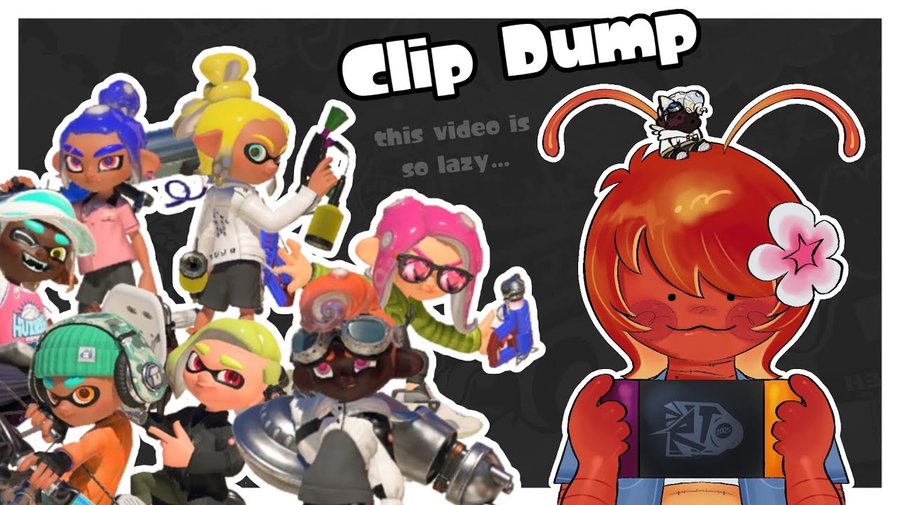 Even More Splatoon Clips (big clip dump) | SPLATOON 3 