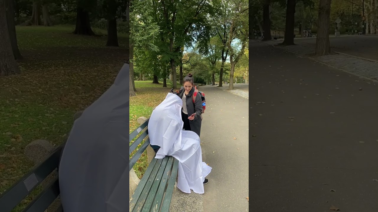 Central Park Ghost Photoshoot Idea
