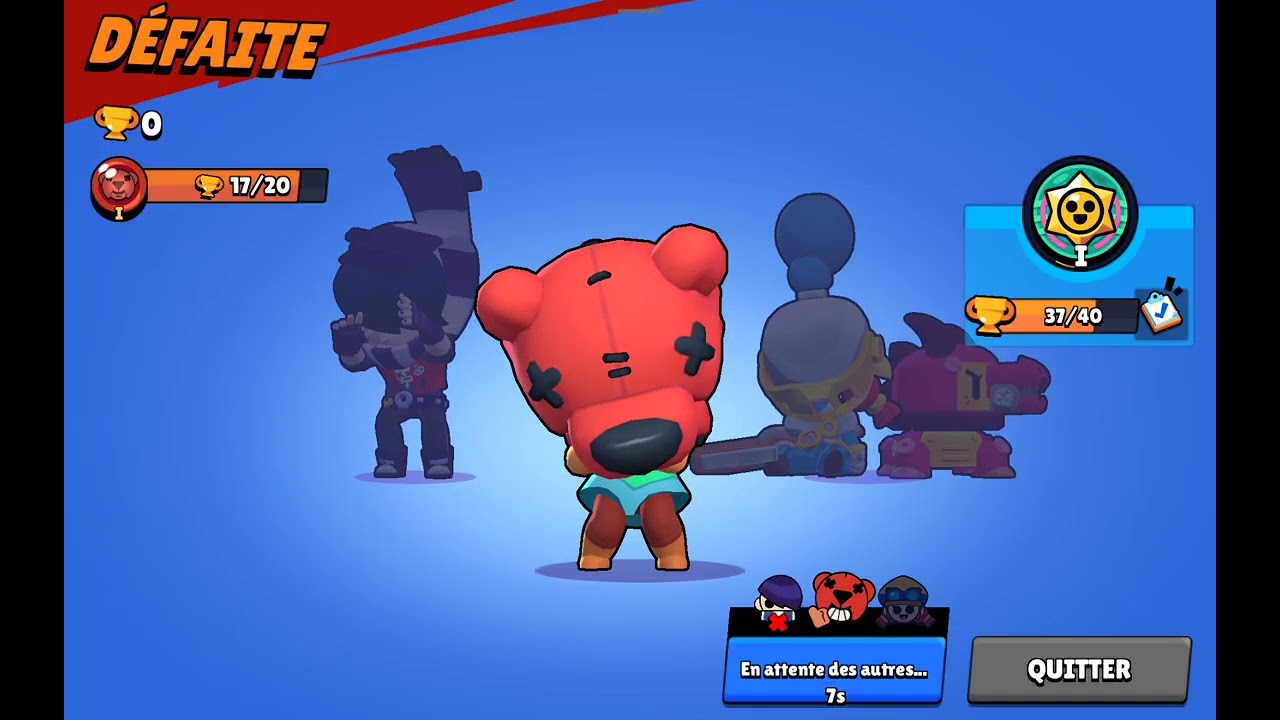 Je me suis crée un nouveau compte sur brawl star pour voir  (jai eu un prix star legendaire)