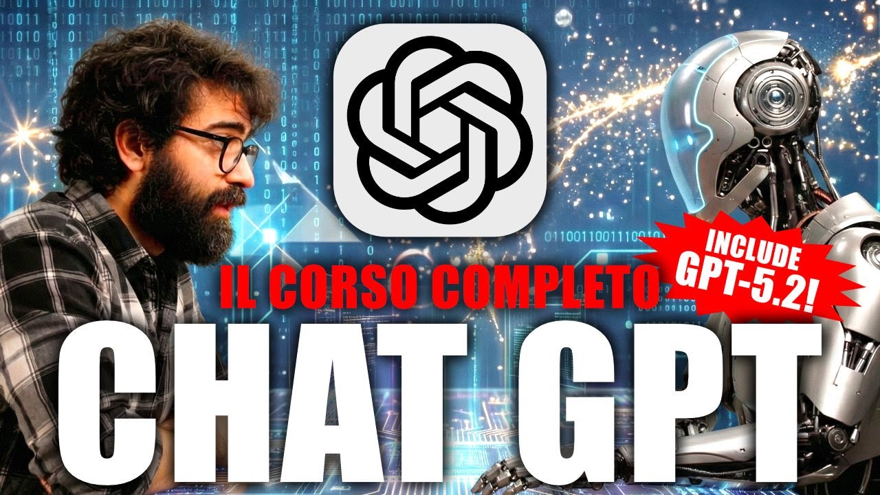 CHAT-GPT 🤖 CORSO COMPLETO - TUTTE le FUNZIONI in un UNICO VIDEO!!