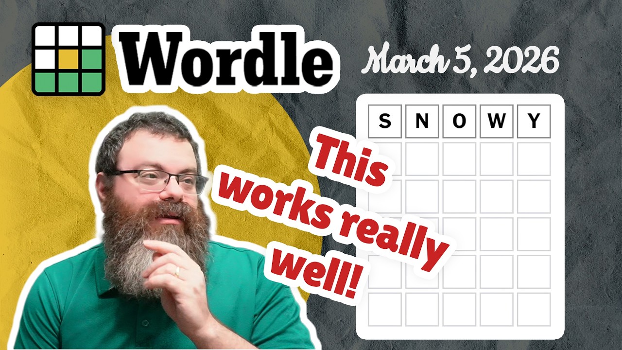 It seems unintuitive | Wordle #1720 (March 5th, 2026)