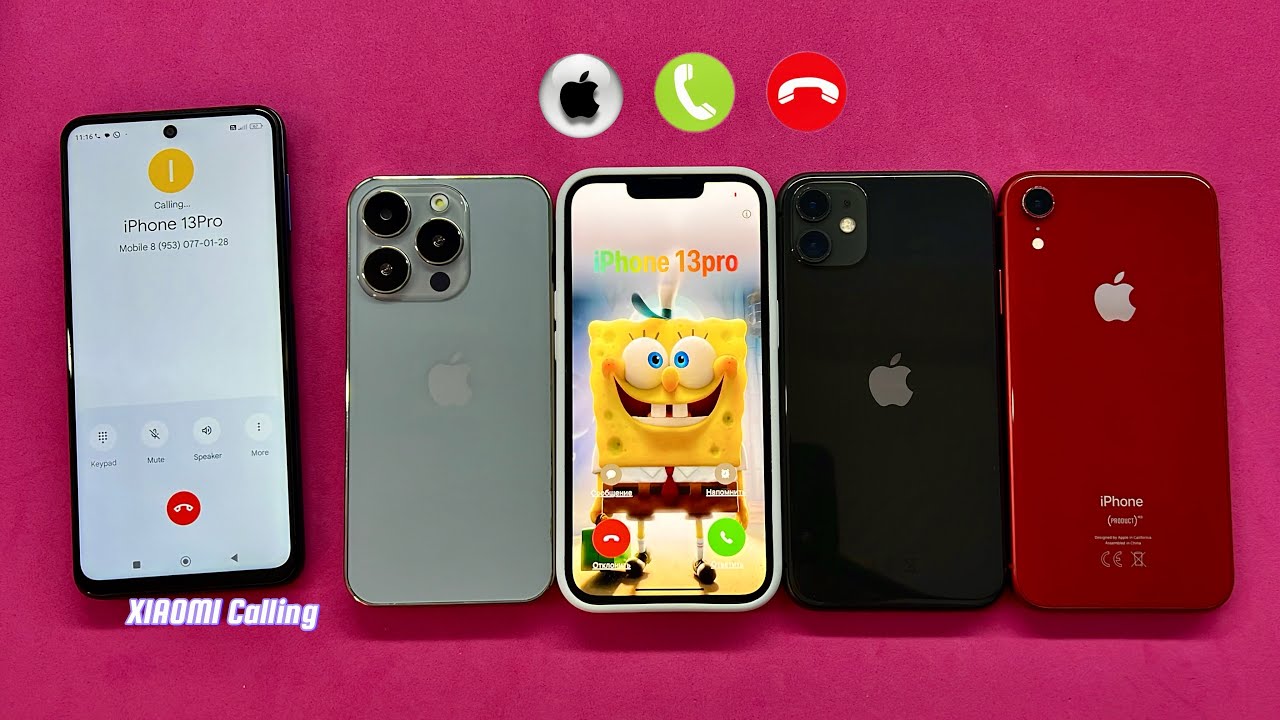 Incoming iPhone Call sound effect Xr/ 11/ 13Pro/ 15Pro & Xiaomi Note 9S Outgoing Call