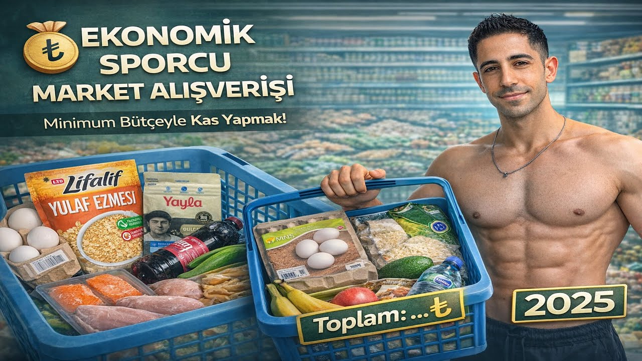 Ekonomik Sporcu Beslenmesi | Minimum Bütçeyle Kas Yapmak! 2025