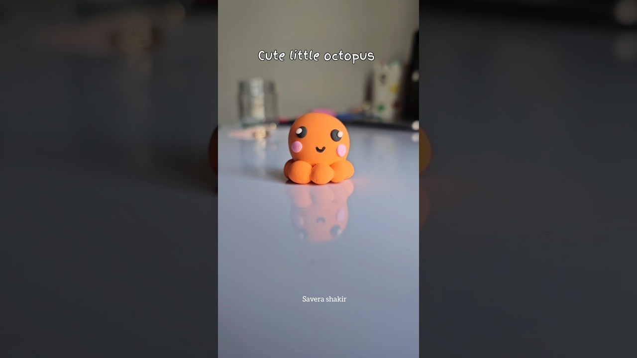 Cute little clay octopus 🐙 