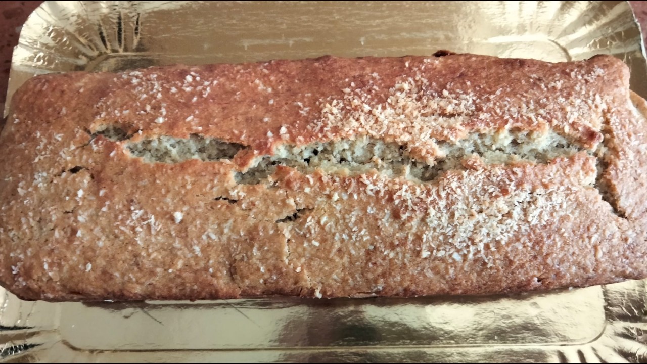 BIZCOCHO O PLUMCAKE DE PLATANO Y COCO/PLUMCAKE ALLA BANANA E COCCO @acocinarm-j1995