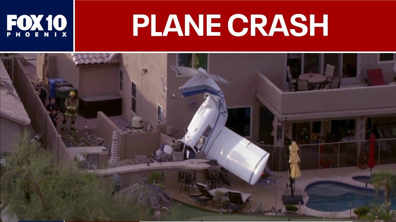 Small plane crashes into backyard of Phoenix home l FOX 10 Phoenix