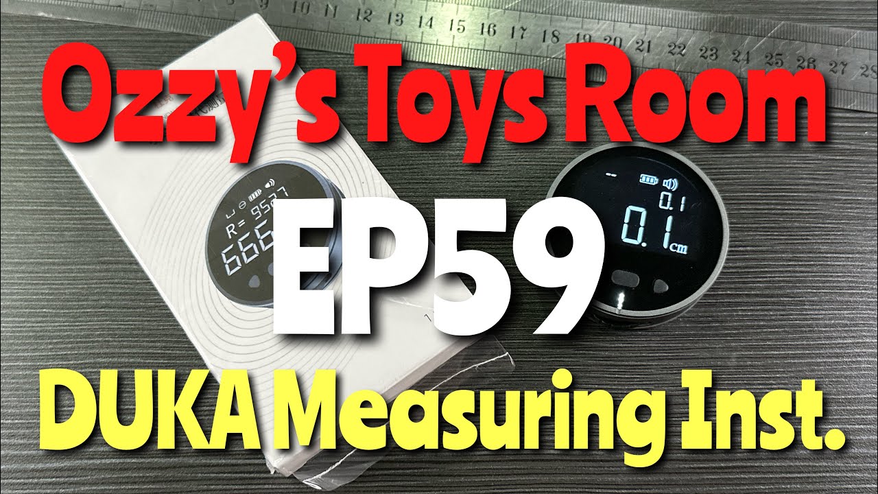 *Ozzy’s Toys Room EP59* DUKA Mini Multifunctional Measuring Instrument (ตลับเมตรดิจิตอล)#duka