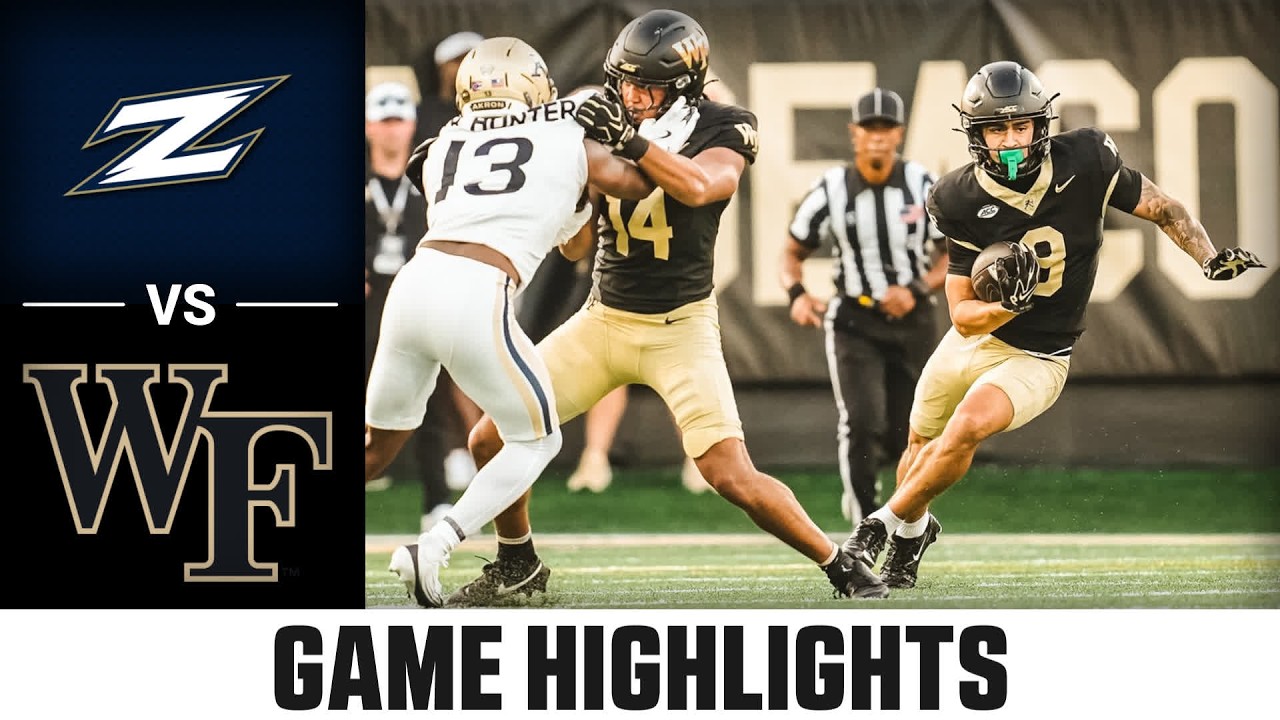 Akron vs. Wake Forest Game Highlights | 2026 ACC Football
