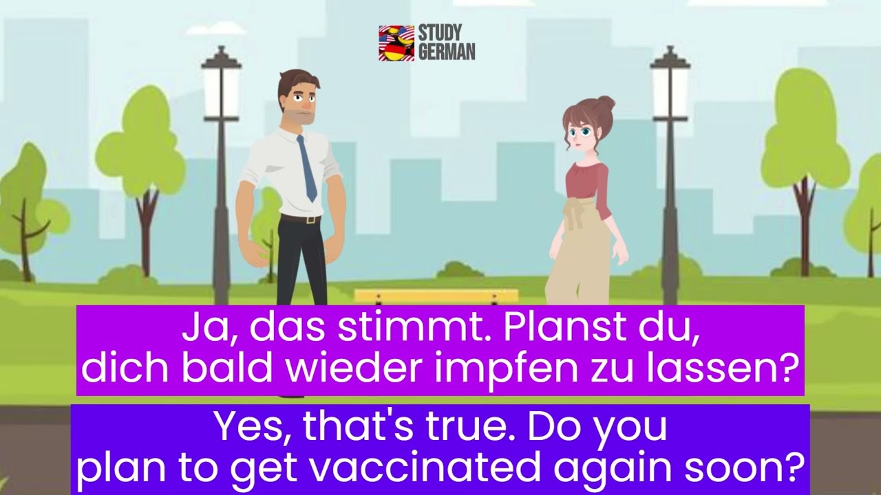 Learning German - a conversation about Corona