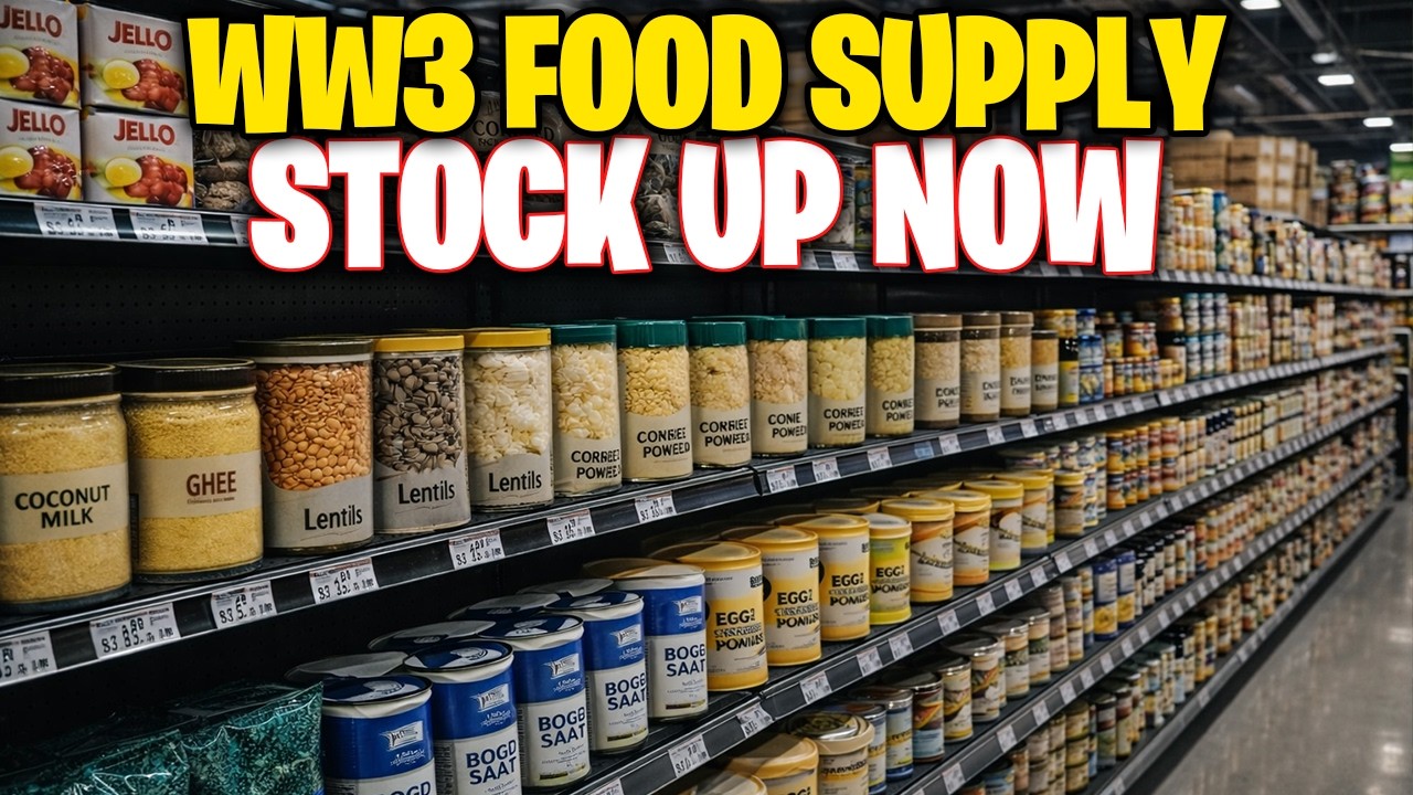 10 продуктов, которые стоит запастись на случай начала Третьей мировой войны (их хватит на годы).
