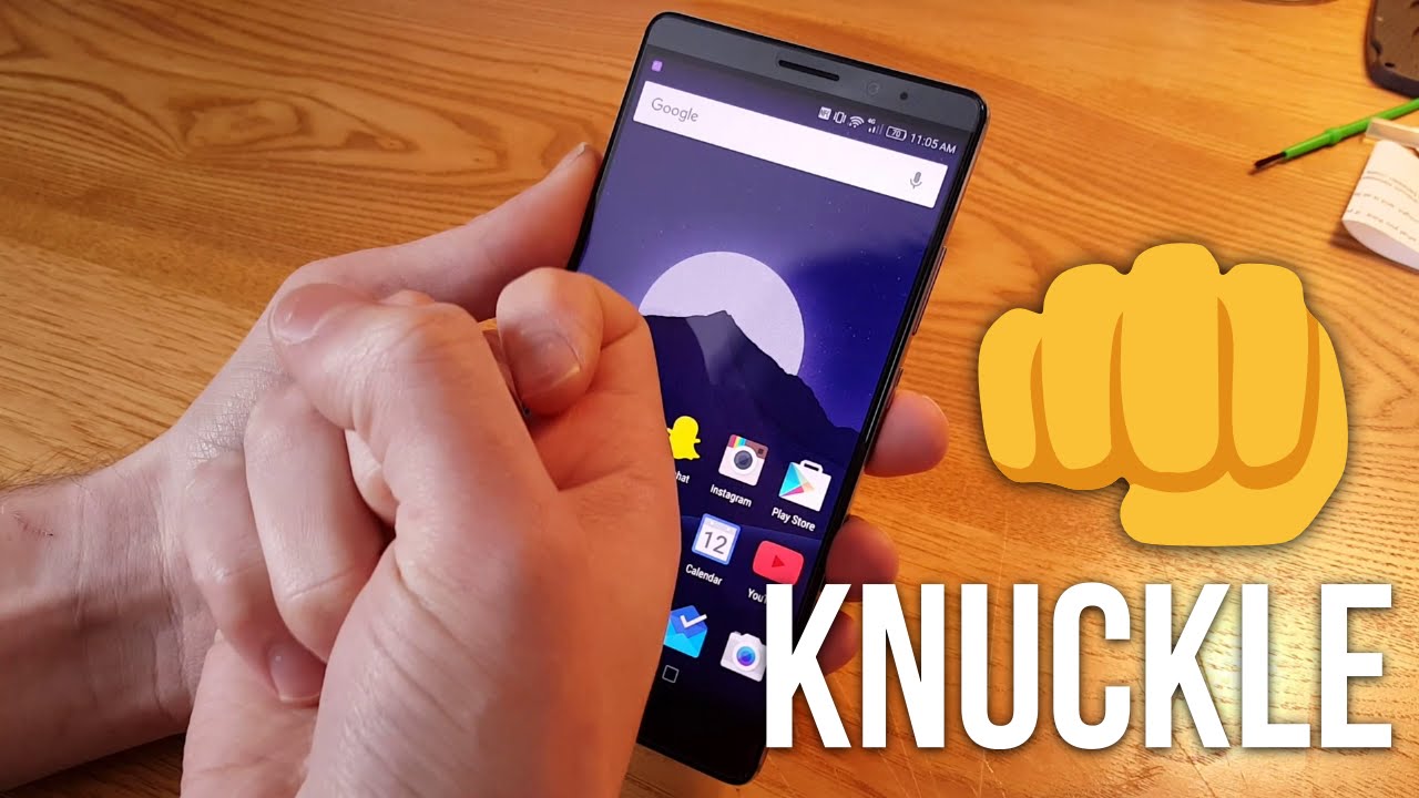 Huawei Mate 8 Knuckle Gestures