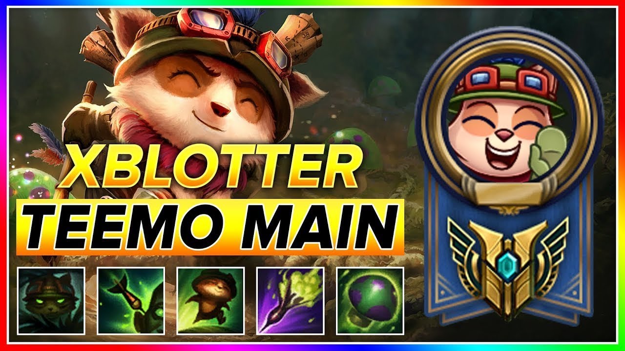 xBlotter Teemo Montage -  NA Master Teemo Main|| Master LOL