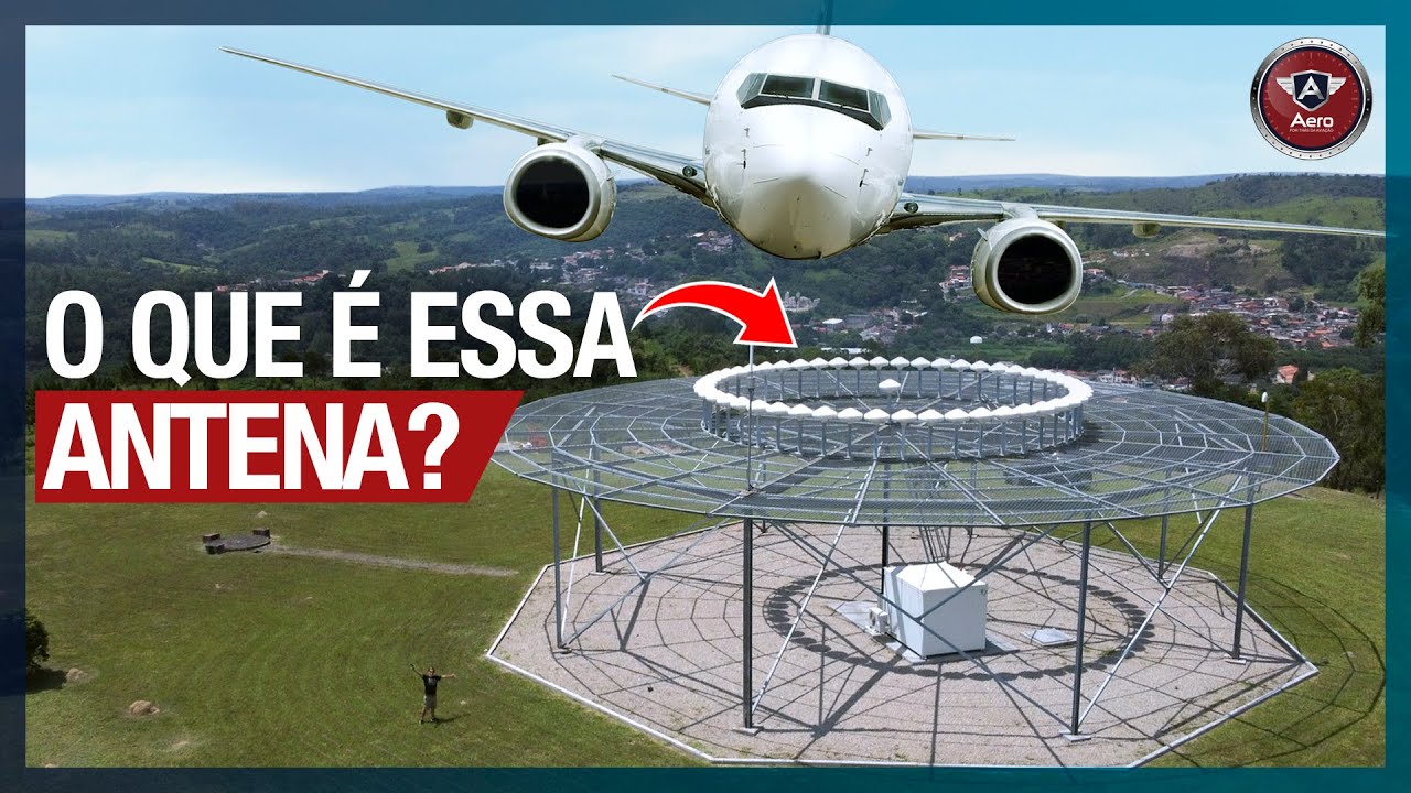 Aviões dependem disso! Como funciona a ANTENA de VOR?