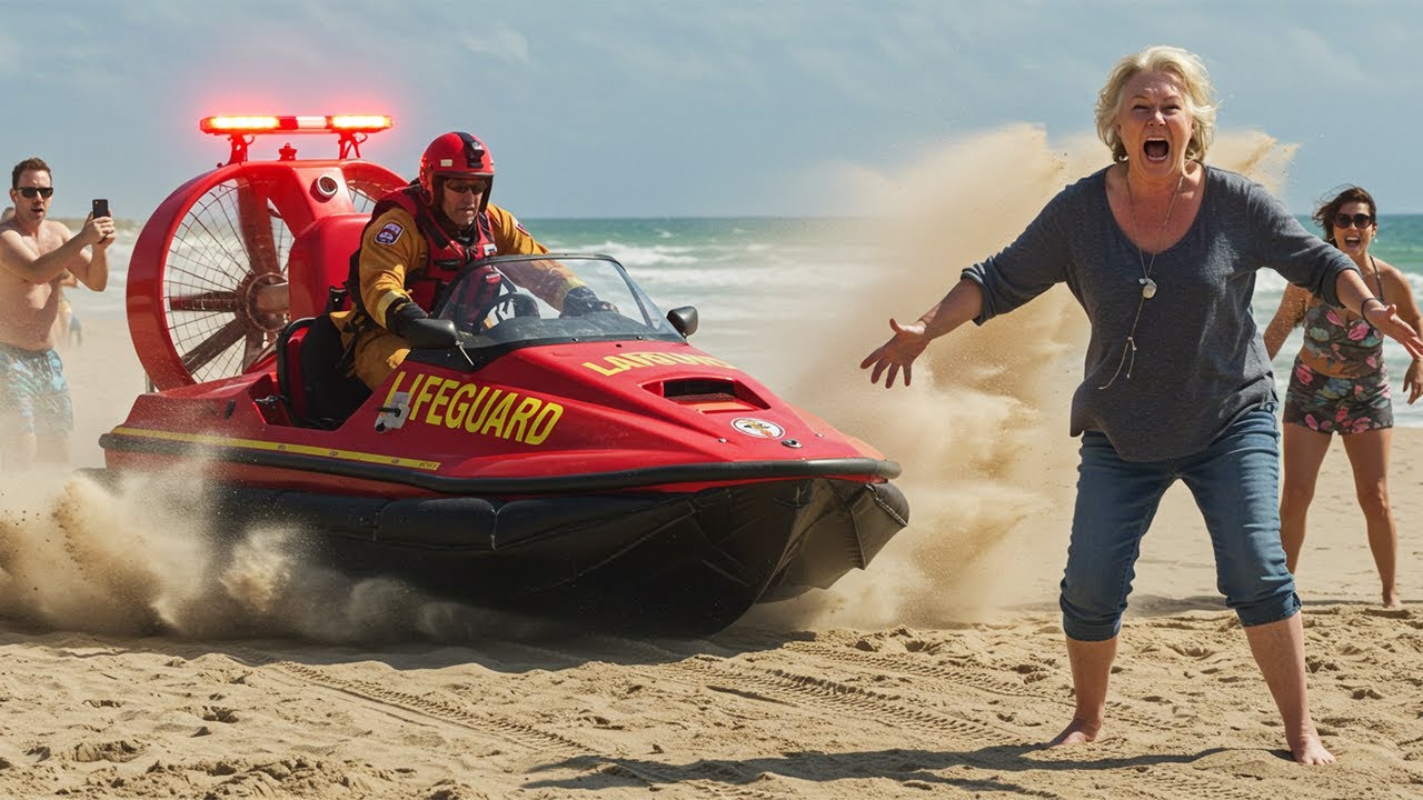 HOA Karen Closed the Beach Rescue Road, 2 Minutes Later I Launched the Hovercraft