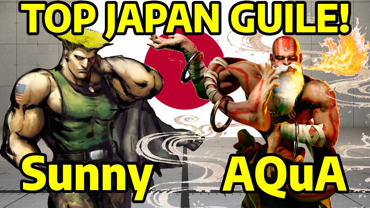 🔥Street Fighter 6 ➥ Sunny サニー (GUILE ガイル) VS AQuA (DHALSIM) 4K Master Ranks🔥
