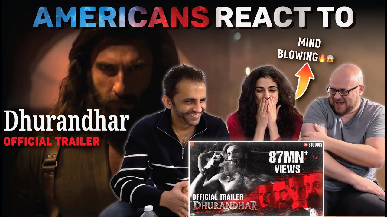 Dhurandhar Official Trailer Reaction by New Yorkers | Ranveer Singh | Akshaye Khanna | Aditya Dhar