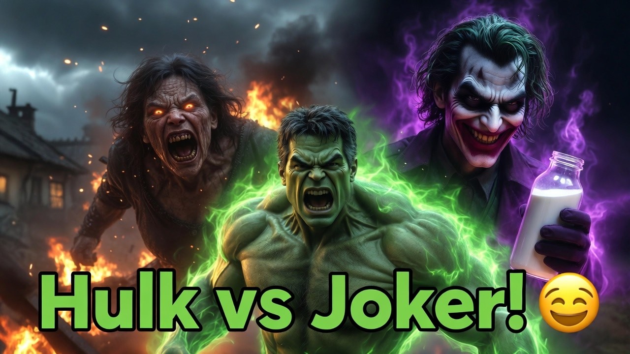 HULK VS JOKER - HULK FINDS THE CURE FOR HIS MOTHER