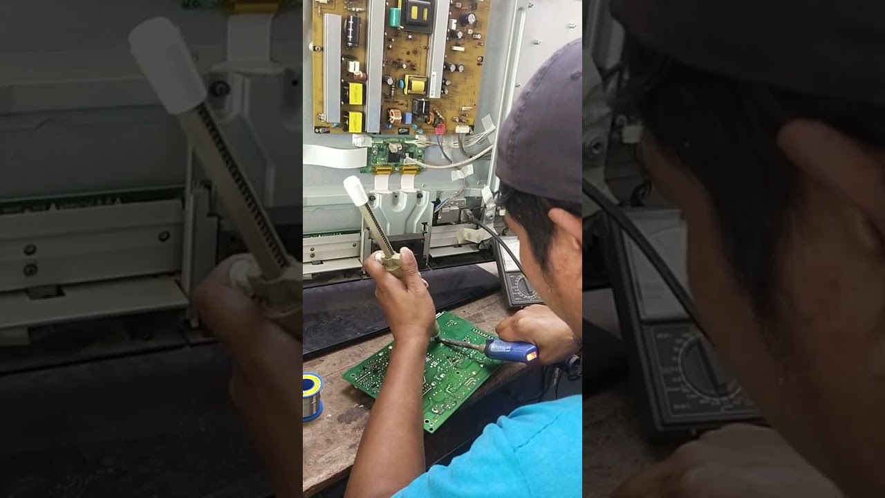 kerusakan tv plasma relay cetak cetek ternyata ini biangkeroknya..