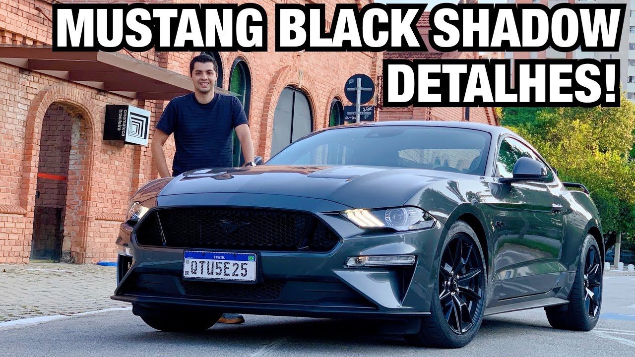 FORD MUSTANG BLACK SHADOW EM DETALHES! - Falando de Carros
