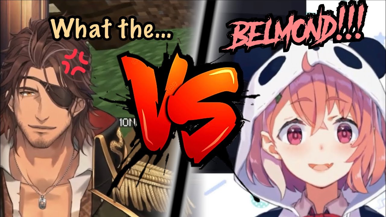 【ENG SUB】A Great War of Sasaki Saku and Belmond Banderas (Minecraft)