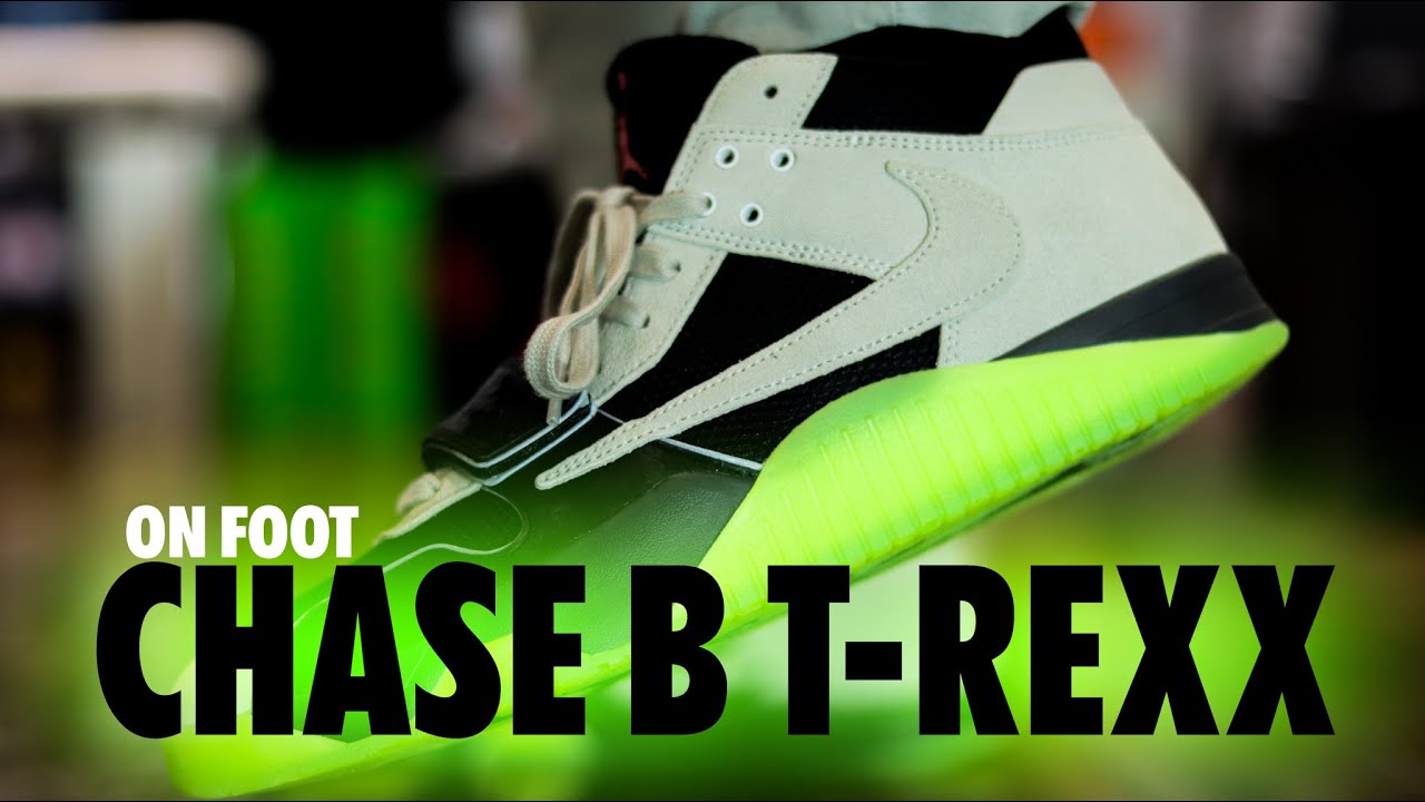 ON FOOT + GLOW! Nike Air Jordan x Travis Scott x Chase B Jumpman Jack T-Rexx Schopes 4K IH7971-001