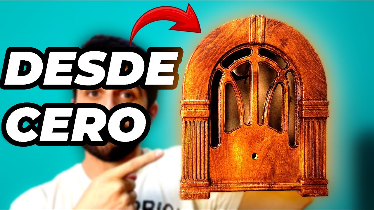 Así diseñé y fabriqué un parlante bluetooth con estilo retro