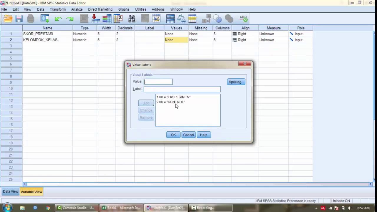 uji independent sample t-test (uji - t) dengan SPSS