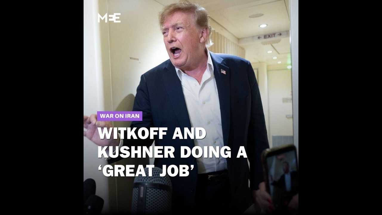 Trump says Witkoff and Kushner &lsquo;doing a great job&rsquo; with Gaza