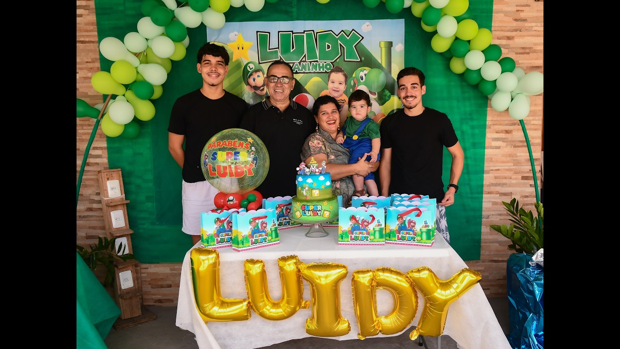COMEMORANDO O ANIVERSÁRIO DE 01 ANINHO DO SUPER LUIDY