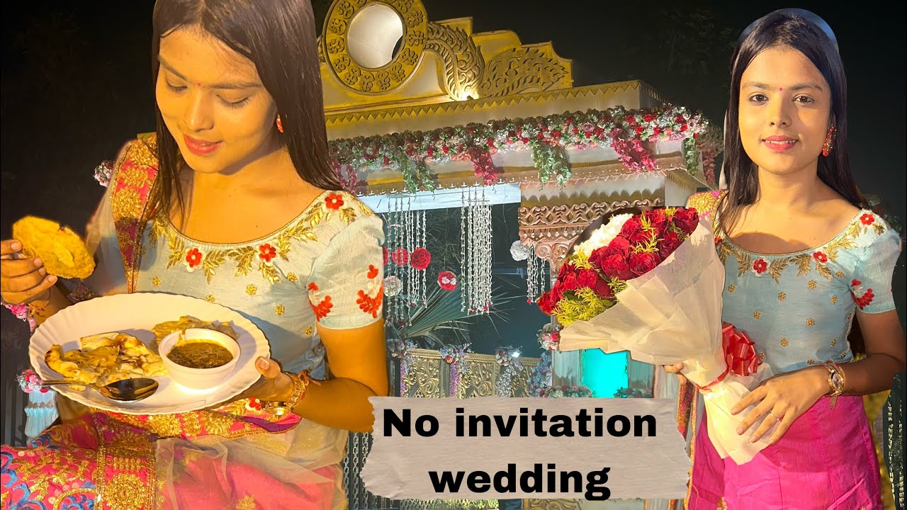 * NO INVITATION * attending Indian wedding without invitation 😨 || alkaagarwal || kolkata