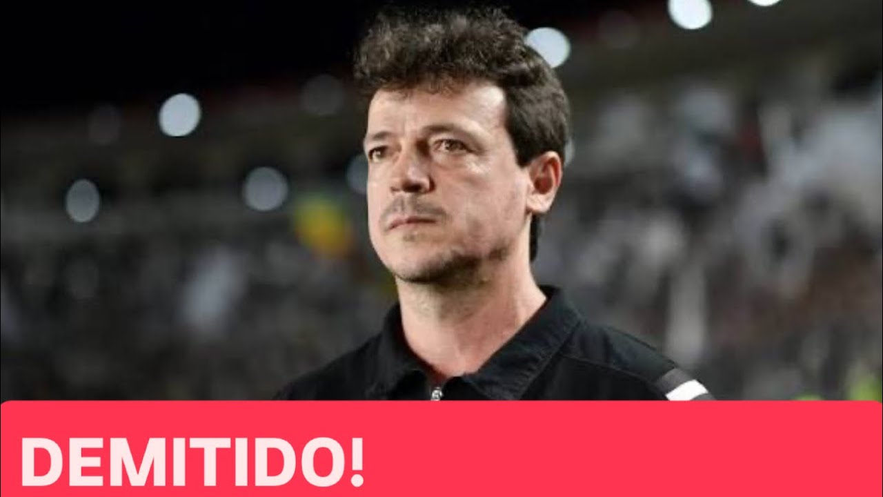 🚨URGENTE🚨FERNANDO DINIZ ACABA DE SER DEMITIDO DO VASCO APÓS DERROTA PRO FLUMINENSE.