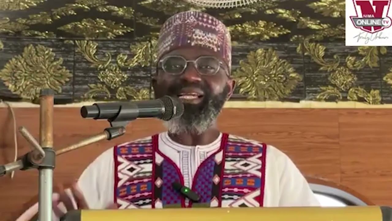 KHUTUBA BY SHEIKH MOHAMMED AWAL HAFIZNATIONAL YOUTH LEADER OF ASWAJ GHANA AT MASJID KHULAFAU RASHIDE
