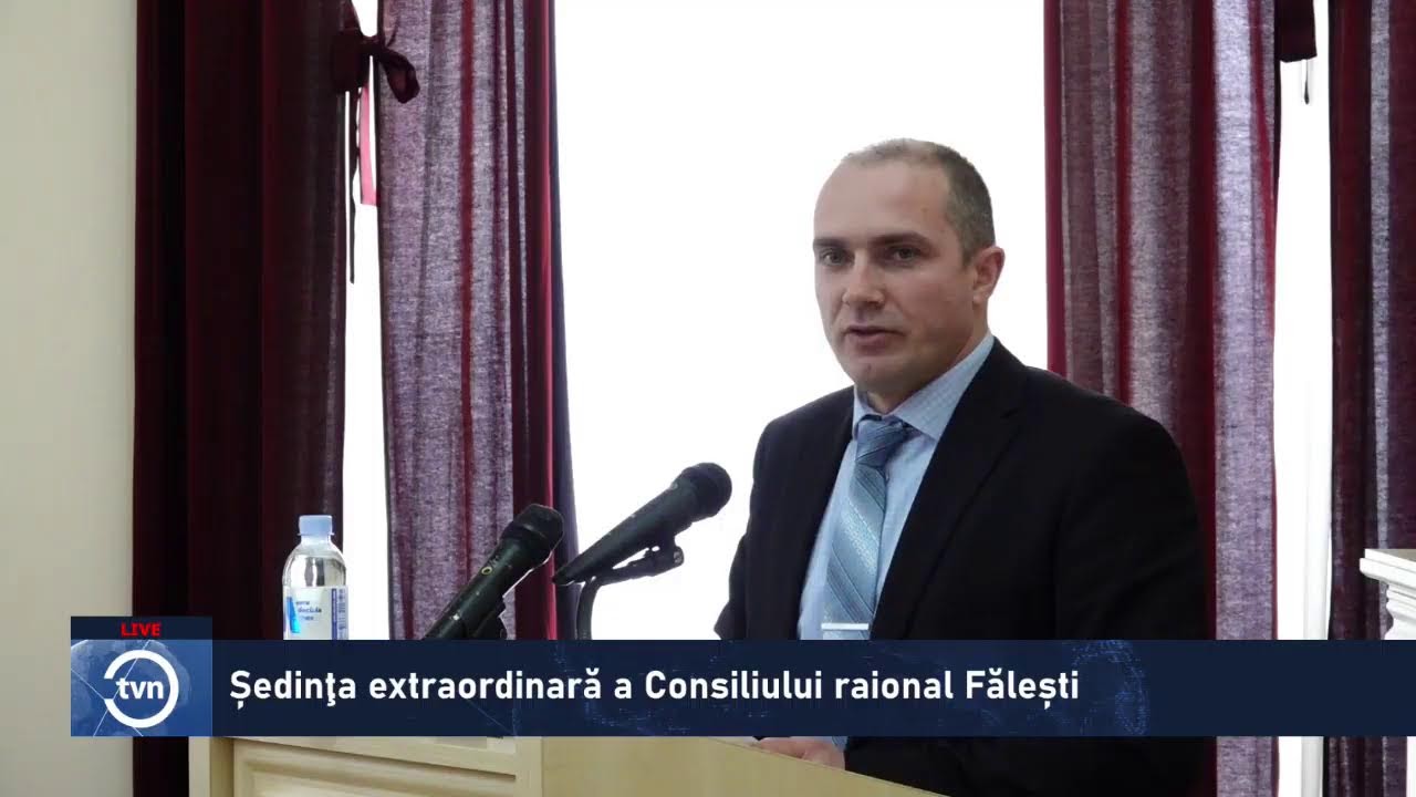 Ședinţa extraordinară a Consiliului raional Fălești