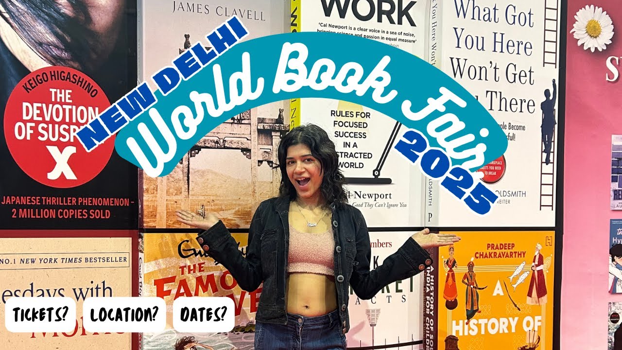 New Delhi World Book Fair 2025😍📚| NDWBF Vlog | Pragati Maidan| Book Haul, Author Meet & More!