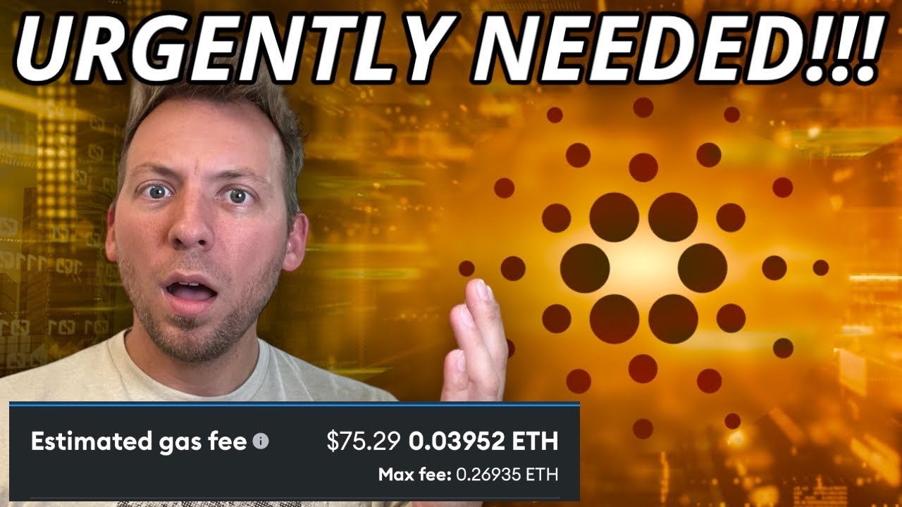 CARDANO ADA - $70 FEE???? CARDANO NEEDED MORE THAN EVER!