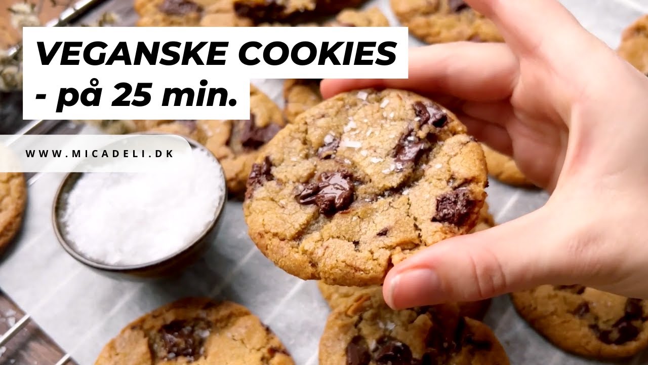 Veganske Cookies – Nem opskrift på klassiske cookies uden æg