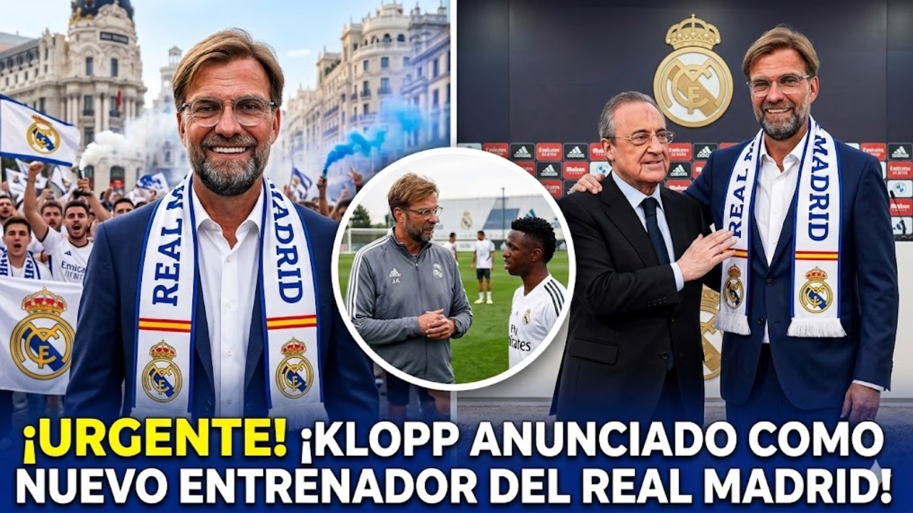 🚨¡KLOPP ES PRESENTADO EN EL SANTIAGO BERNABÉU! REAL MADRID HOY