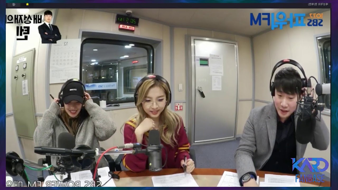 [171205] KARD Somin & Jiwoo at SBS BaeSungJae's Ten Radio