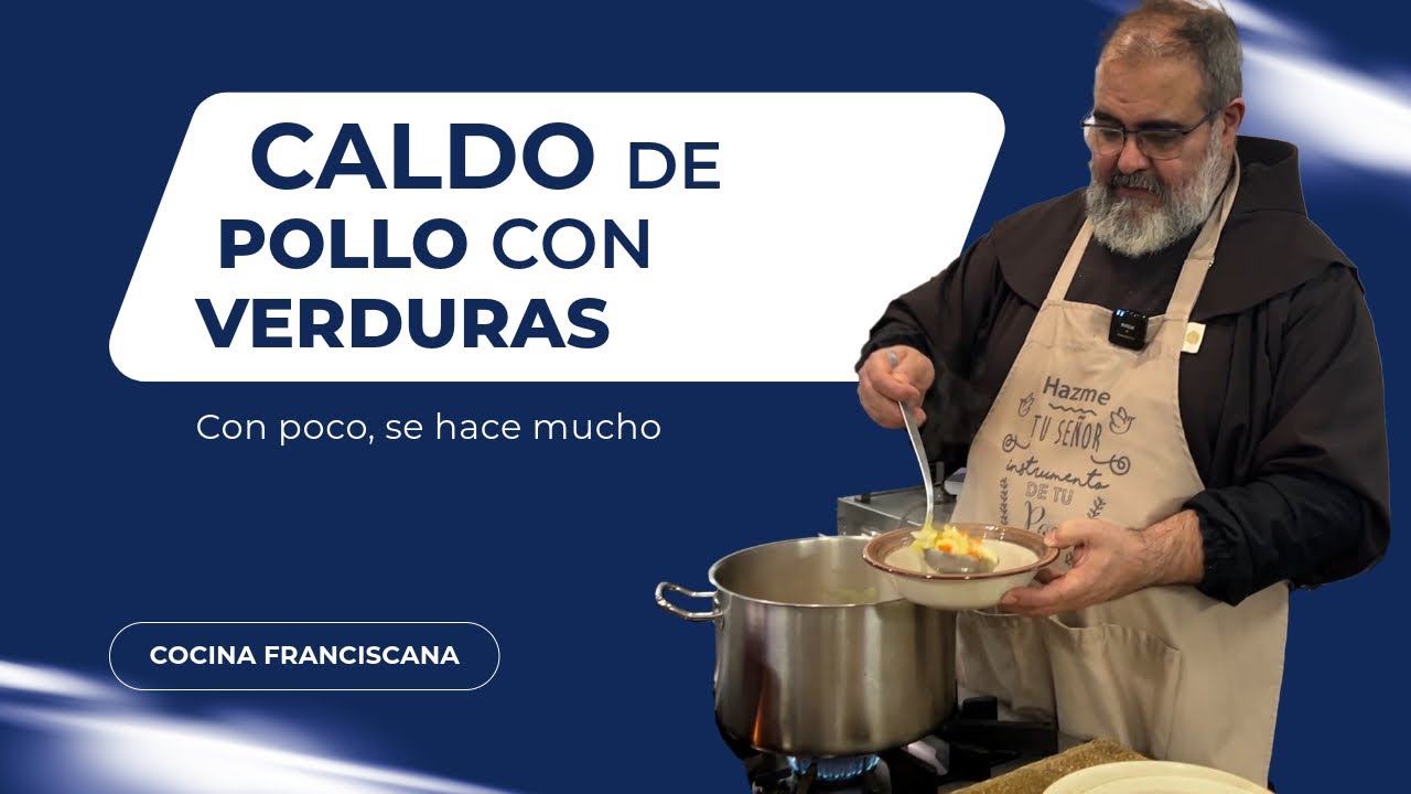 Caldo de pollo con verduras
