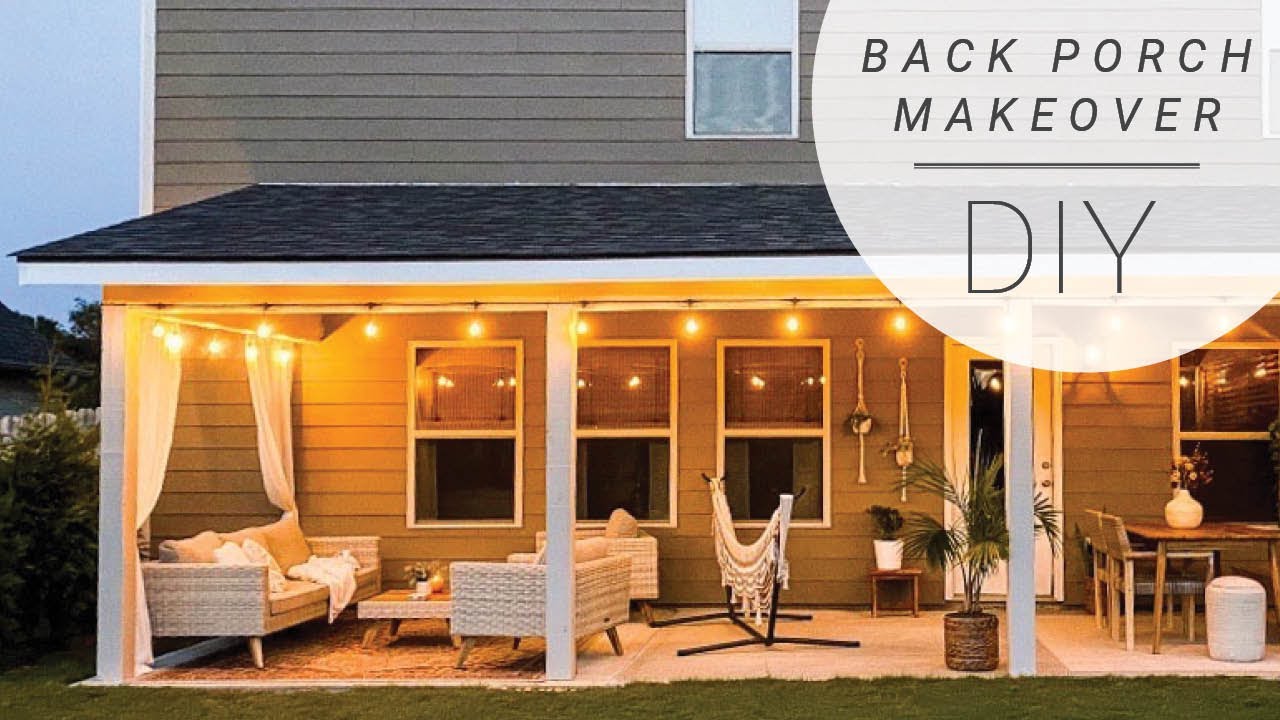 Back Porch Makeover