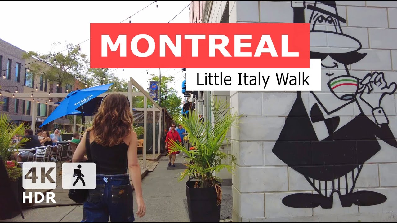 [ 4K ] Little Italy Walking Tour | Montreal, Quebec, Canada 2025 🇨🇦